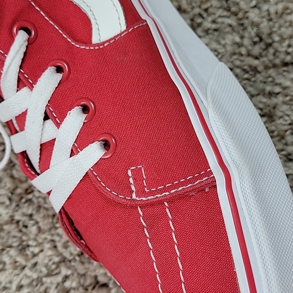 Vans Sk8 Hi Red/White Size 13 - Picture 9 of 9